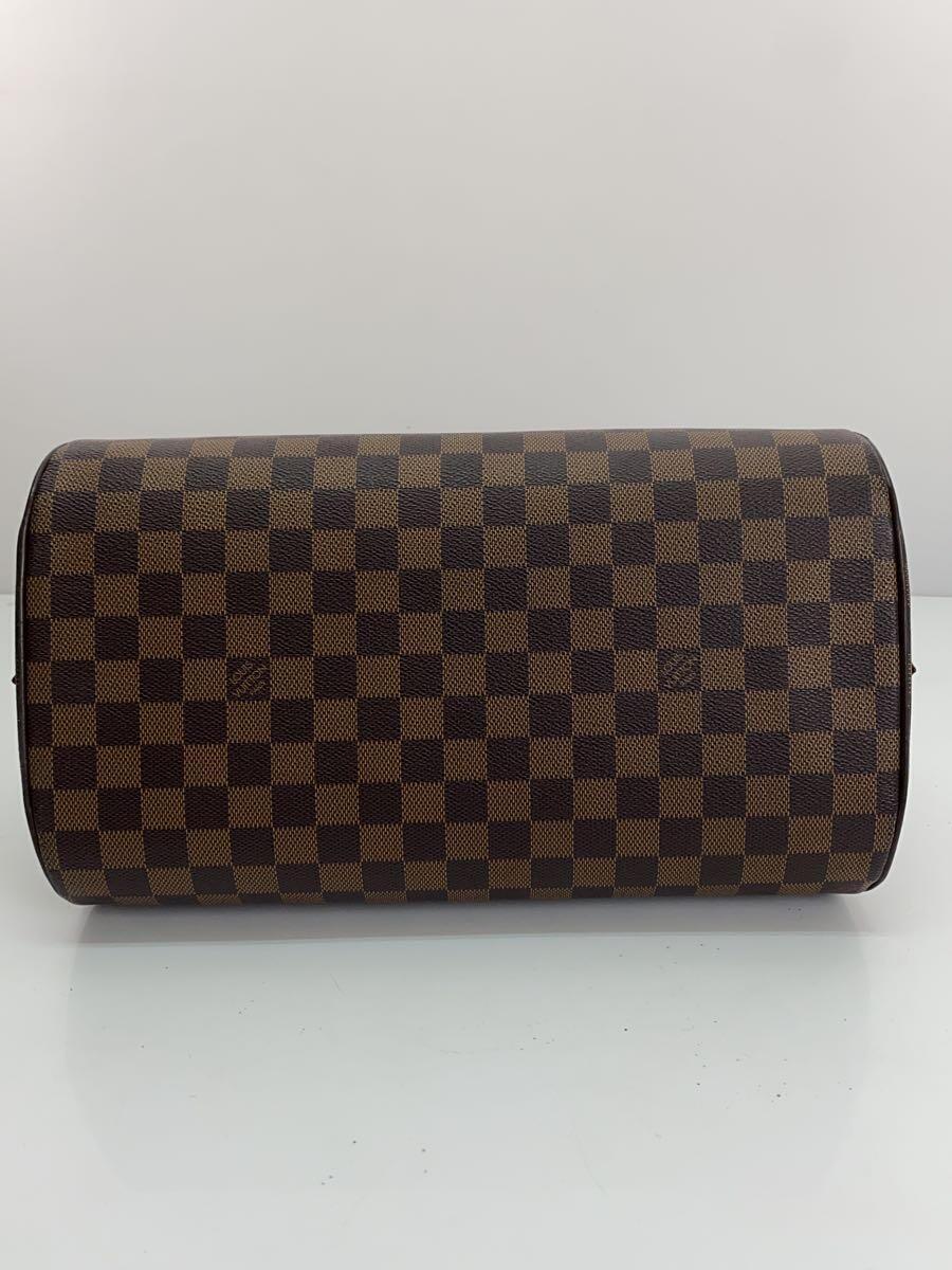 LOUIS VUITTON◆n41434/ボストンバッグ/ビニール/ブラウン/角擦れ//_画像4