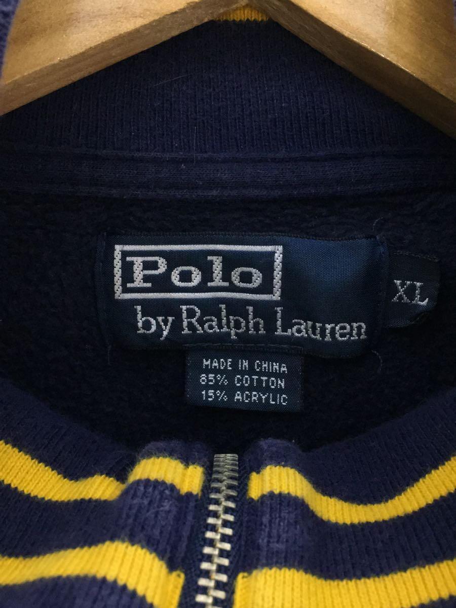 POLO RALPH LAUREN◆90Sスウェット/XL/コットン/NVY//_画像3