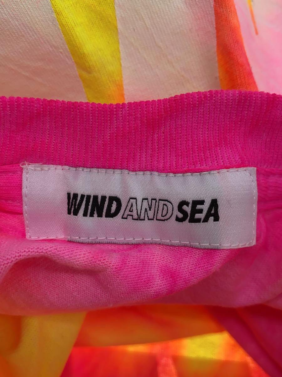 WIND AND SEA◆Tシャツ/M/コットン/PNK/wds-cs-124//_画像3