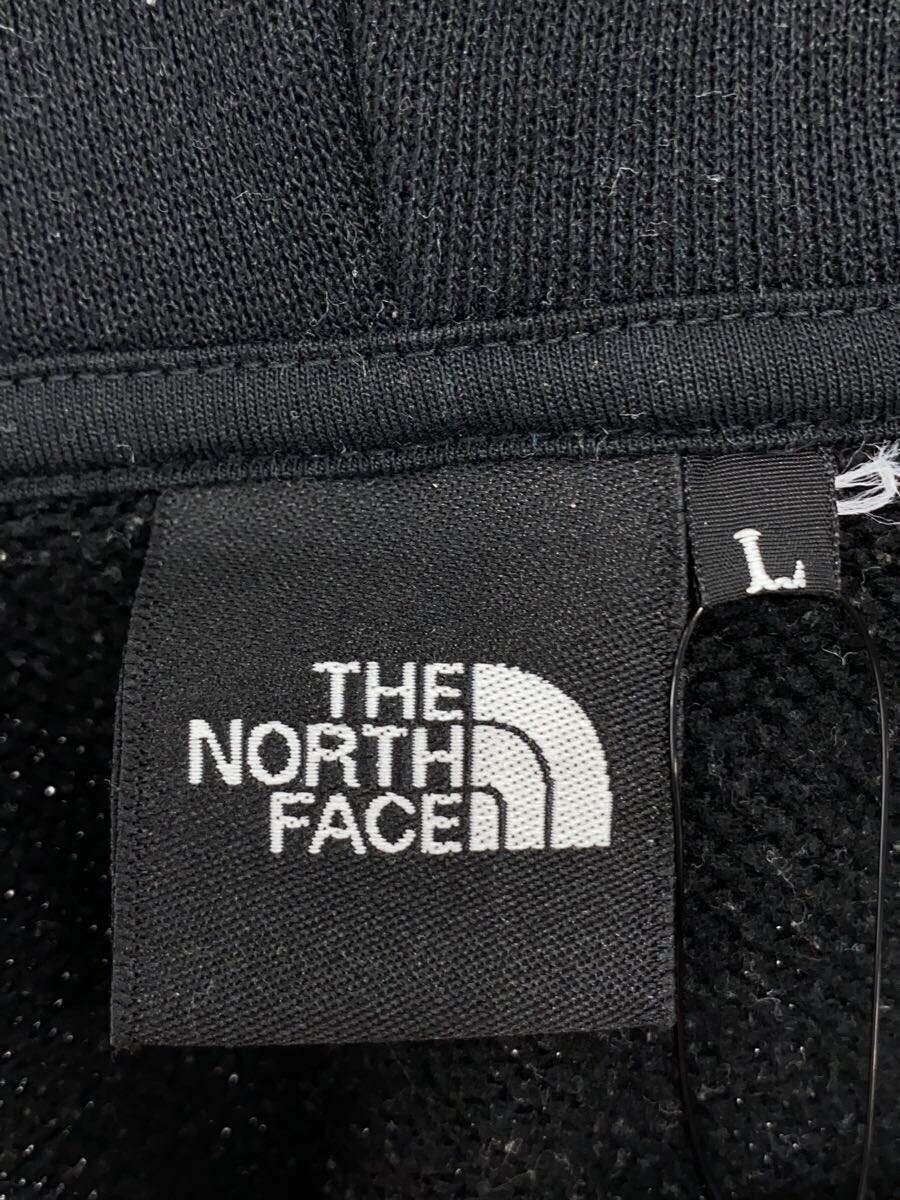 THE NORTH FACE◆SQUARE LOGO FULLZIP_スクエアロゴフルジップ/L/コットン/BLK_画像3