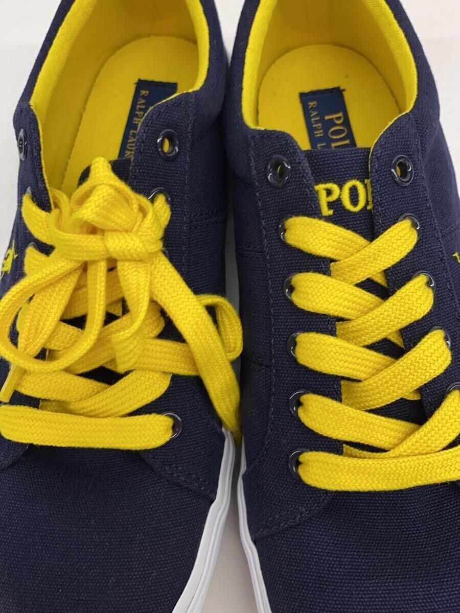 POLO RALPH LAUREN◆ローカットスニーカー/UK7/NVY_画像9