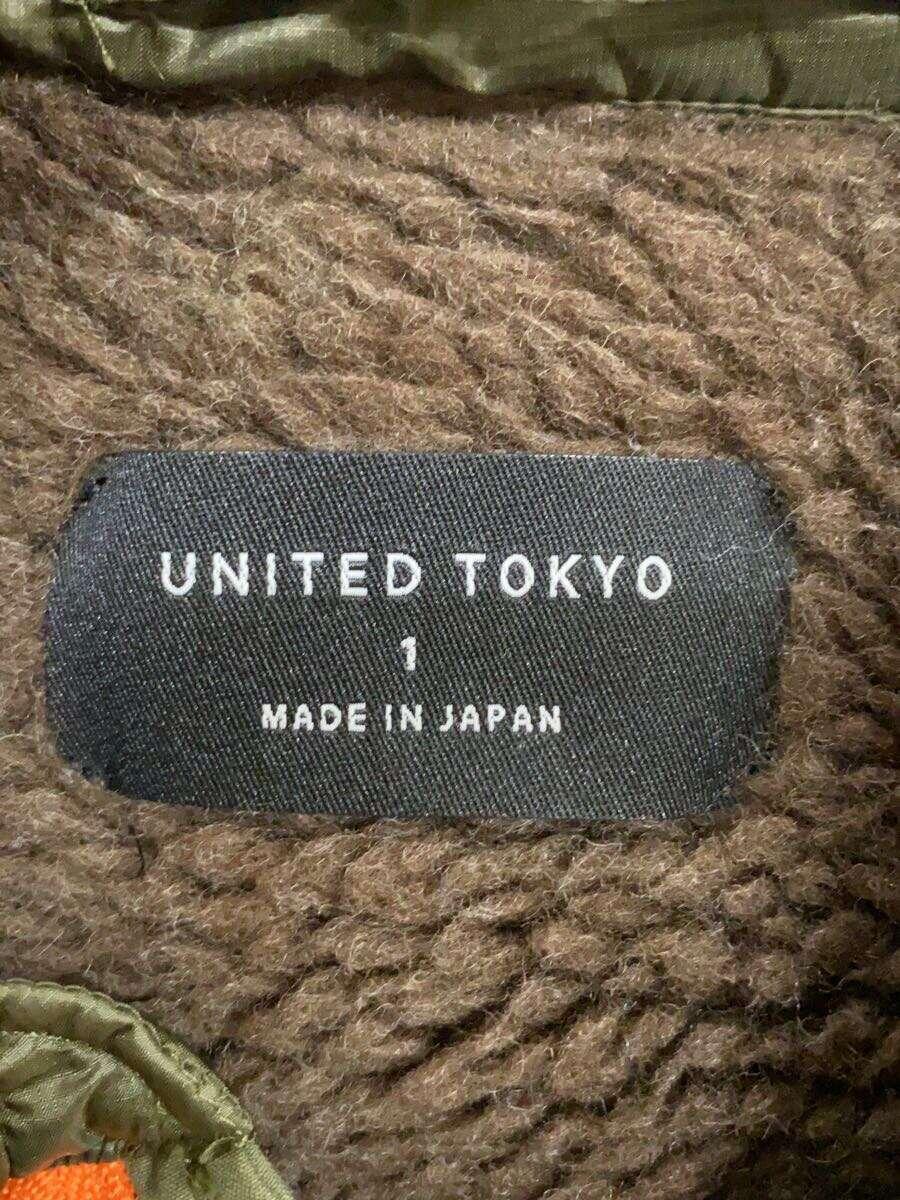 UNITED TOKYO◆モッズコート/1/ポリエステル/KHK/408358006//_画像3