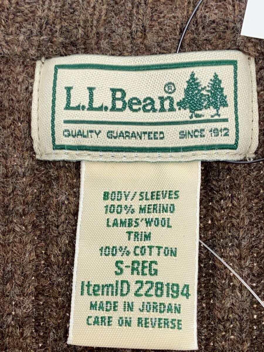 L.L.Bean◆コンバットセーター/セーター(厚手)/S/ウール/BRW/無地/04033_画像3