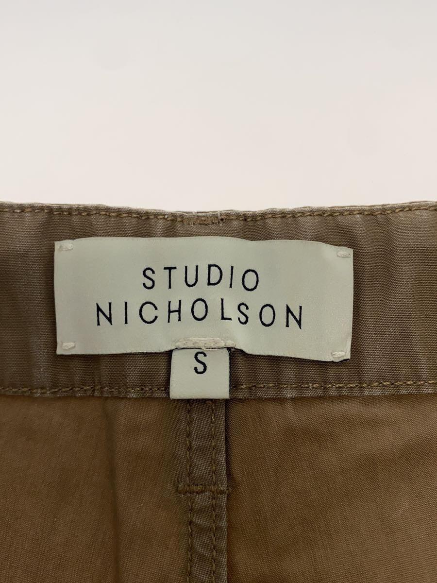 STUDIO NICHOLSON◆BUZZARD PANT/S/コットン/BEG/SN-279_画像4