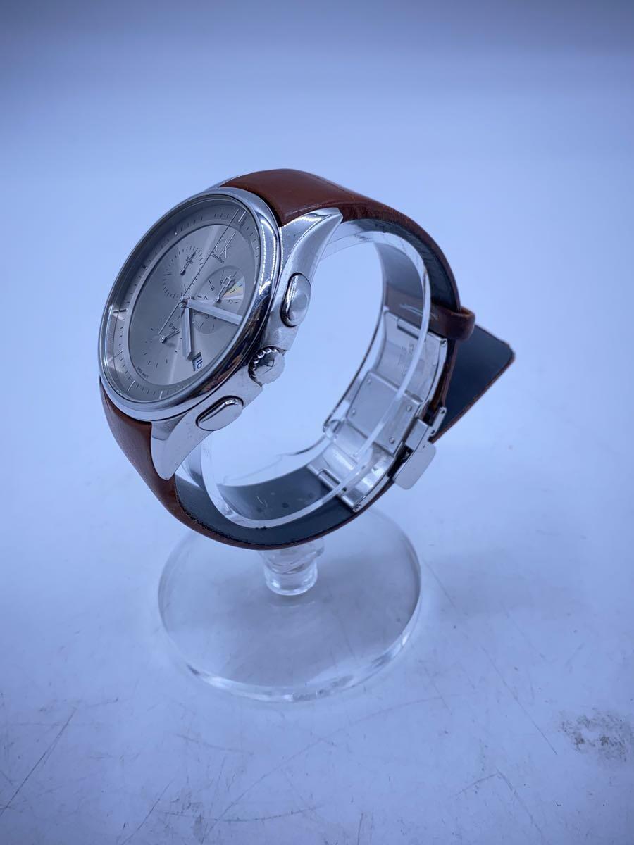 Calvin Klein◆クォーツ腕時計/デジタル/レザー/K2A 271の画像2