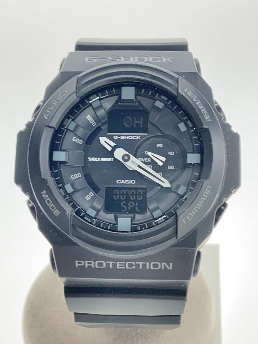 CASIO◆GA-150-1AJF/G-SHOCK/クォーツ腕時計/デジアナ/ラバー/ブラック_画像1