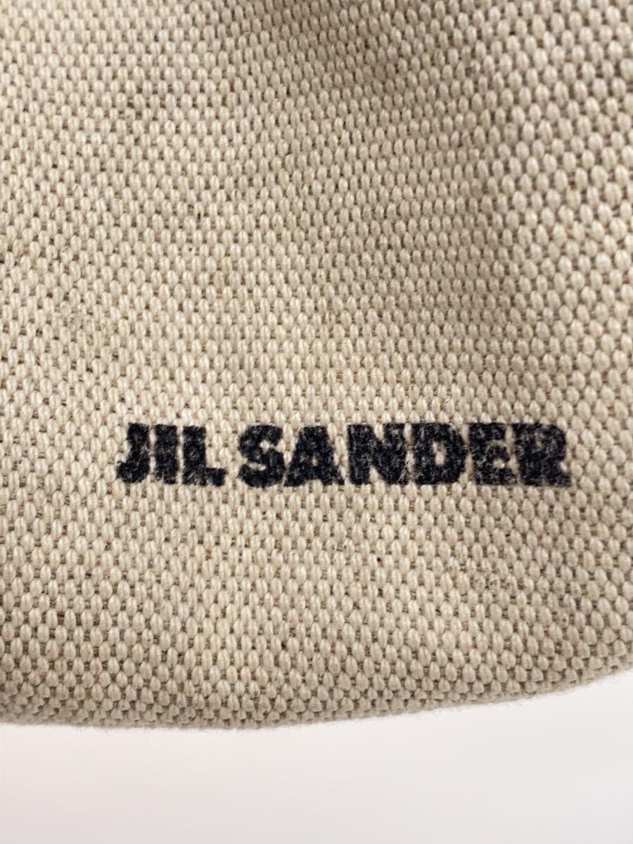 JIL SANDER◆ショルダーバッグ/キャンバス/CRM/ドローストリングバッグ_画像5