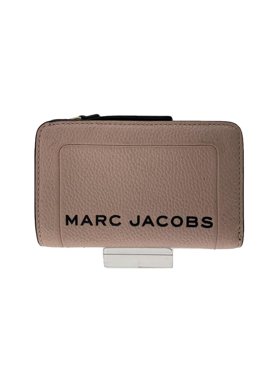 MARC JACOBS◆2つ折り財布/レザー/PNK/レディース_画像1