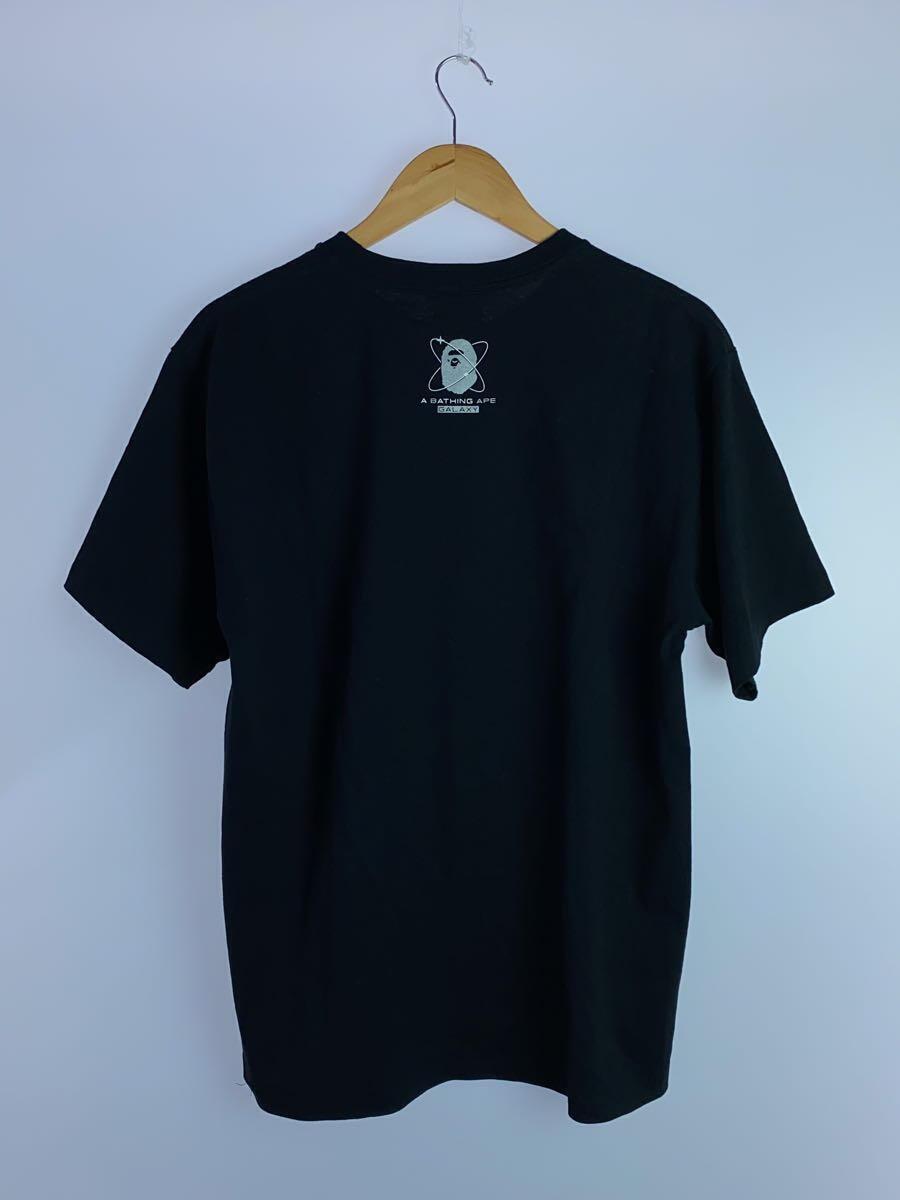 A BATHING APE◆Tシャツ/L/コットン/BLK/001TEH301080X_画像2