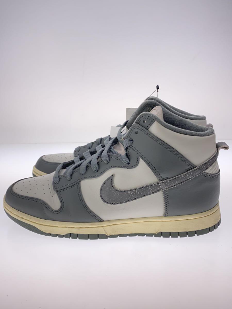 NIKE◆ハイカットスニーカー/GRY/DM0582-001/※着用感有_画像1