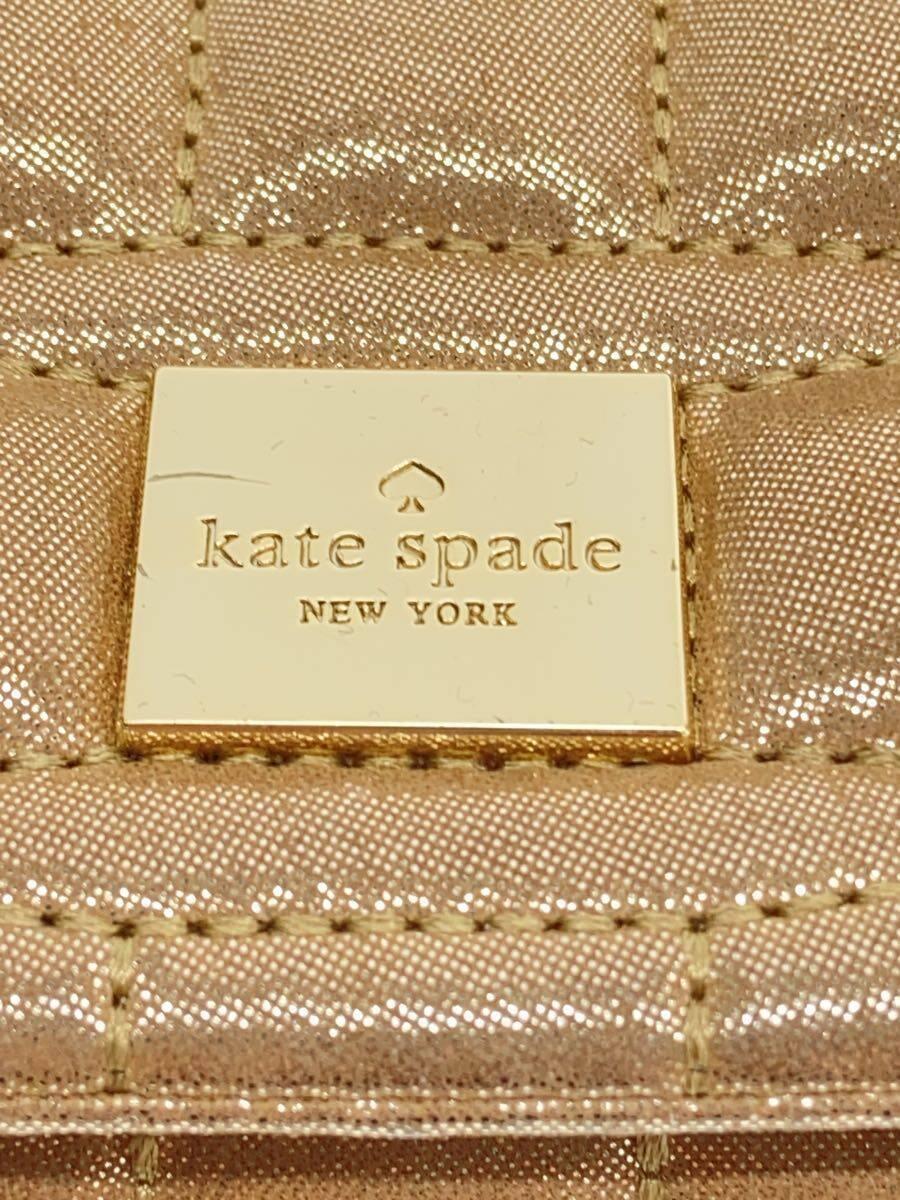 kate spade new york◆キルティング/チェーンショルダー/ショルダーバッグ/ゴールド_画像5