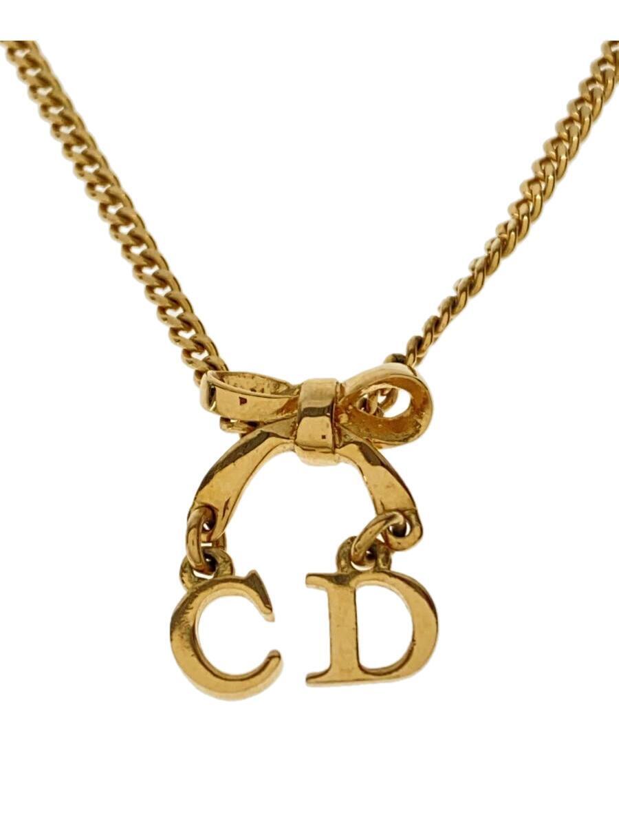 Christian Dior◆ネックレス/-/GLD/レディース_画像1