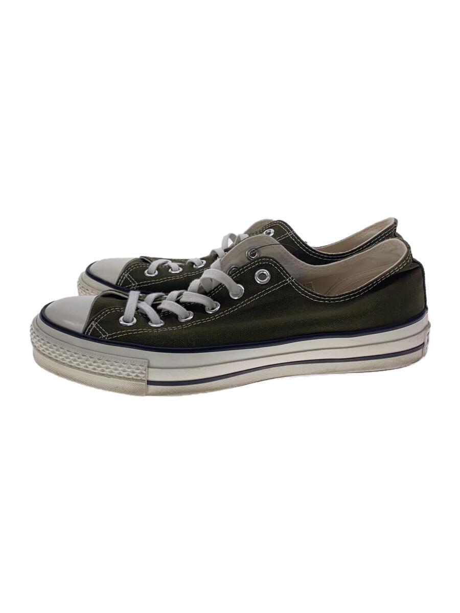 CONVERSE◆ローカットスニーカー/UK7.5/KHK_画像1