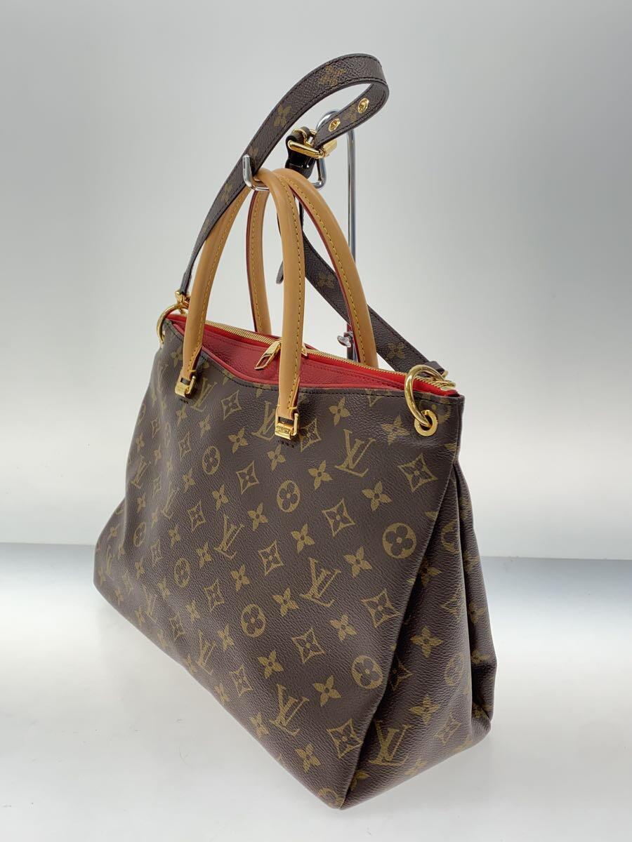 LOUIS VUITTON◆パラスBB_モノグラム・キャンバス_BRW_ポピーペタル/PVC/BRW_画像2