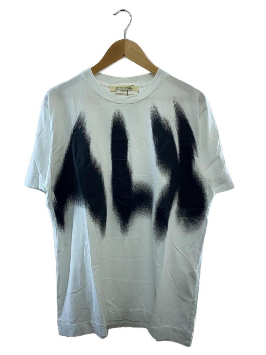 1017 ALYX 9SM(ALYX)◆グラフィティロゴTシャツ/L/コットン/WHT_画像1