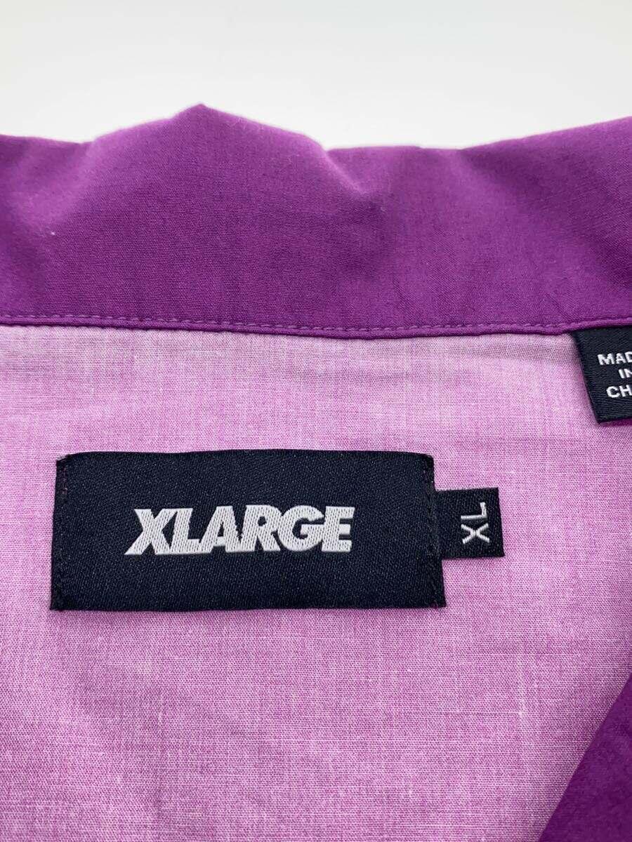 X-LARGE◆アロハシャツ/半袖シャツ/XL/コットン/PUP/総柄/101212014007_画像3