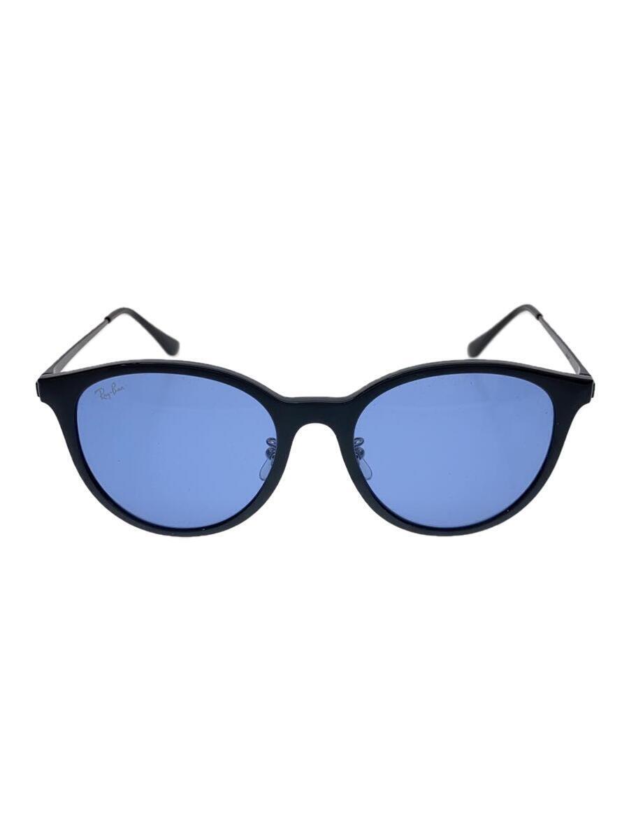 Ray-Ban◆サングラス/-/プラスチック/BLK/BLU/メンズ/RB4334D_画像1