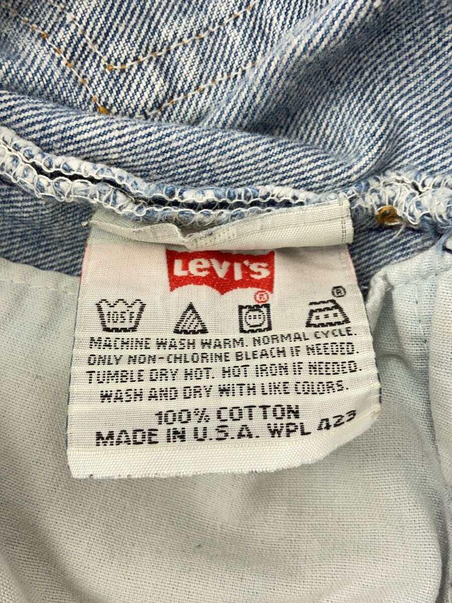 Levi’s◆ボトム/30/コットン/IDG/501-0115/80s/USA制/ボタン裏522_画像5