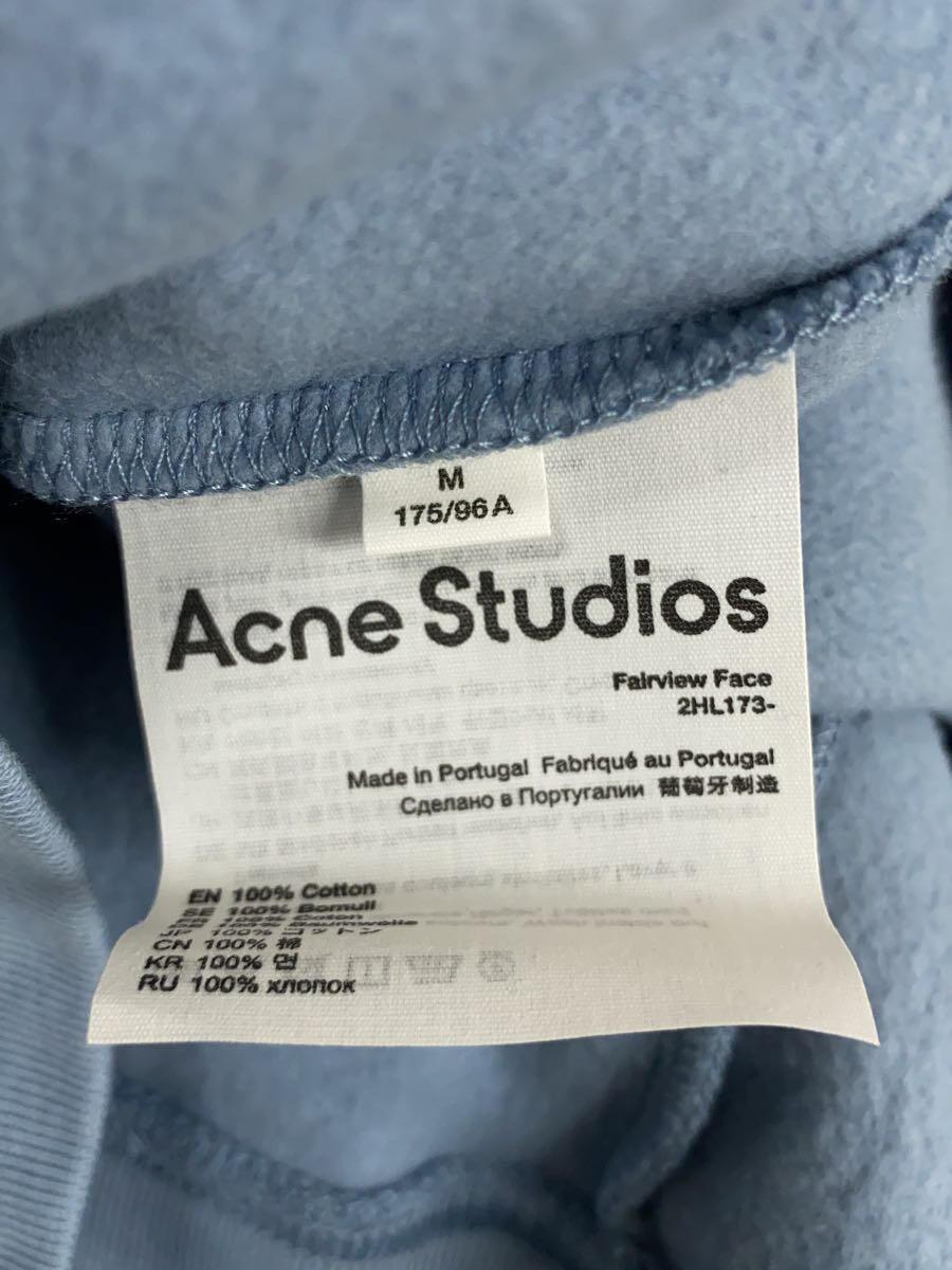 Acne Studios(Acne)◆スウェット/M/コットン/BLU/無地/Fairview face/タグ付_画像4