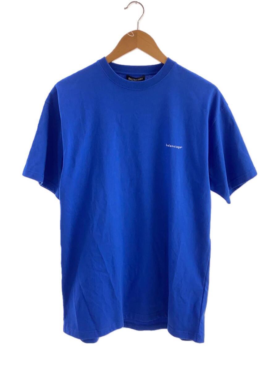 BALENCIAGA◆Tシャツ/XS/コットン/BLU/556150_画像1