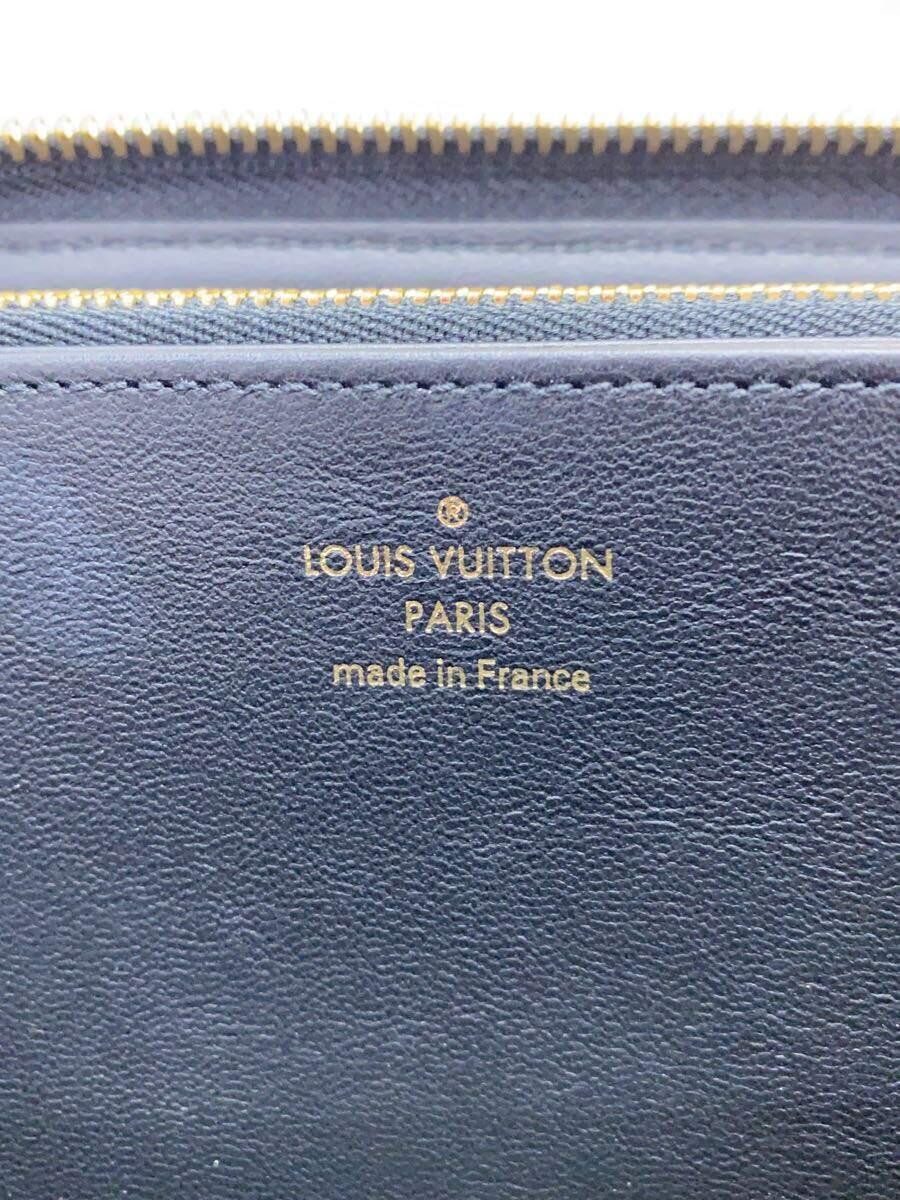 LOUIS VUITTON◆ジッピー・ウォレット_モノグラム・エンボス_ラムレザー_BLK/羊革/BLK/モノグラム/メンズ_画像3