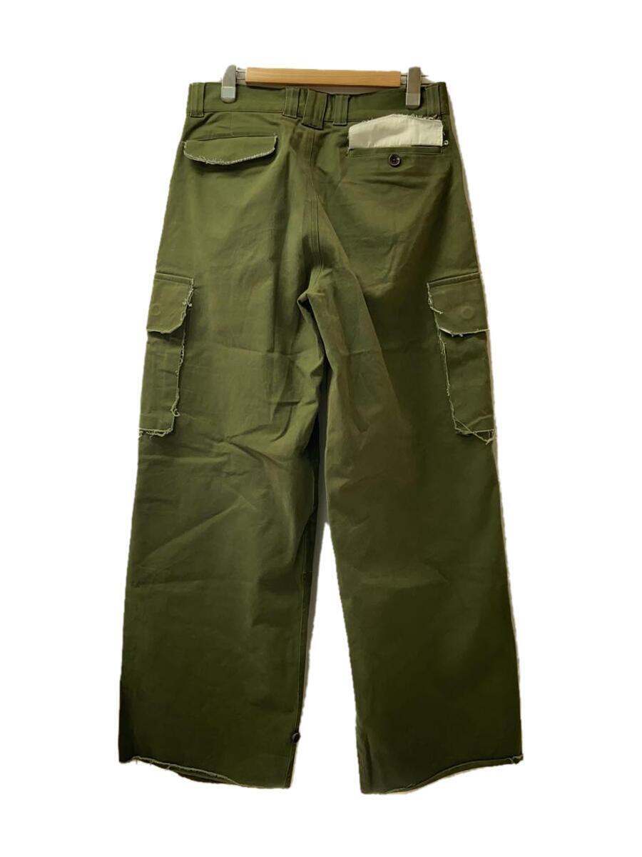 Wide straight military pants/ボトム/4/コットン/GRN/無地_画像2