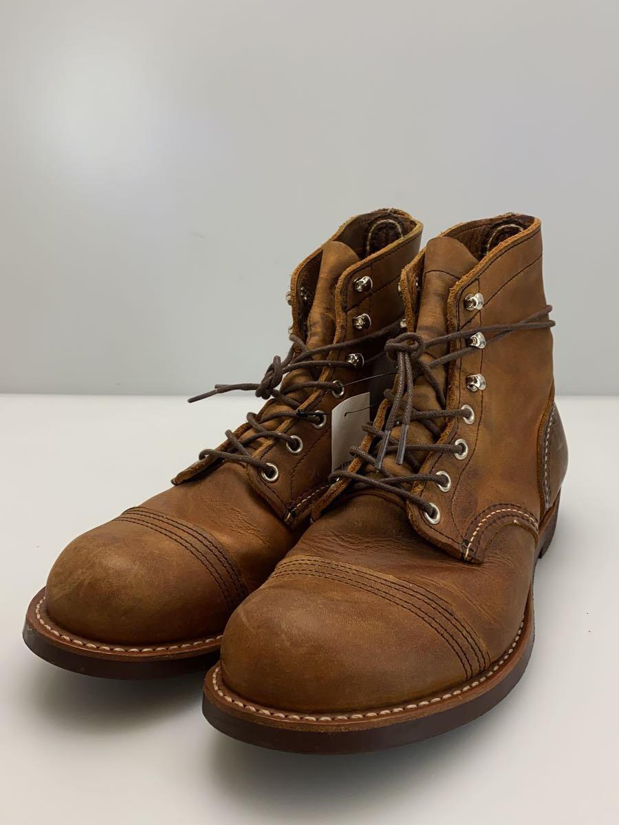 RED WING◆IRON RANGER/ブーツ/25cm/BRW/8085/履きジワ有_画像2