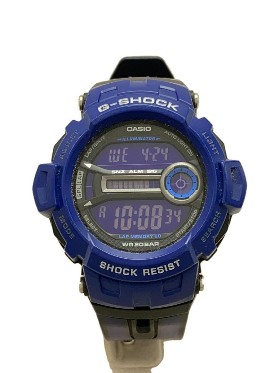 CASIO◆クォーツ腕時計・G-SHOCK/デジタル/BLU_画像1