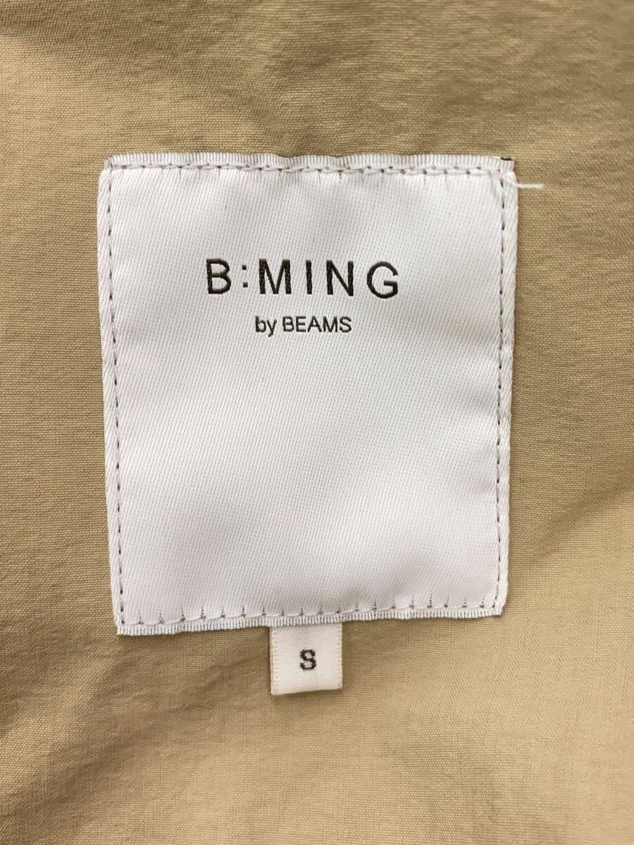 B:MING by BEAMS◆ステンカラーコート/S/ナイロン/BEG/無地/92-19-0067-277_画像3