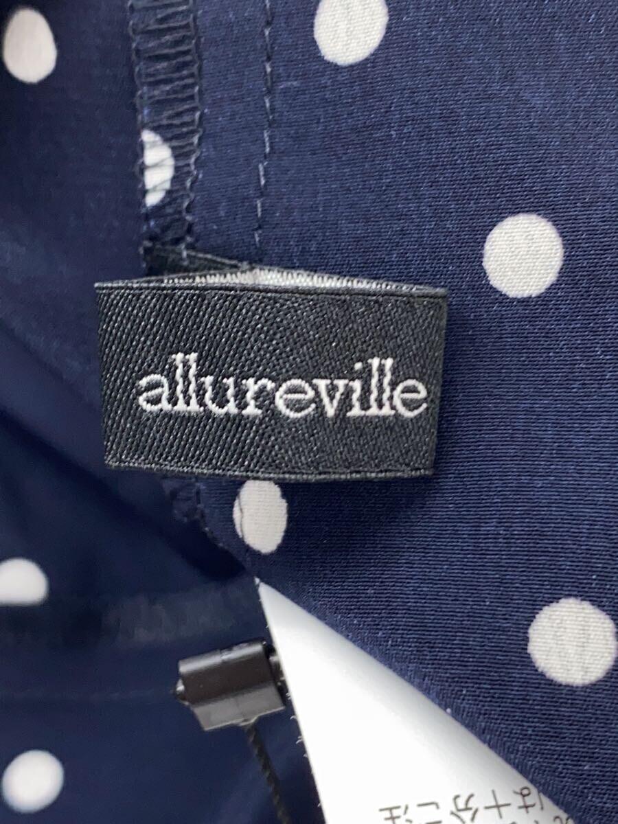 allureville◆ドットフリルブラウス/2/ポリエステル/NVY/ドット/232320-13-310-65-020//_画像3