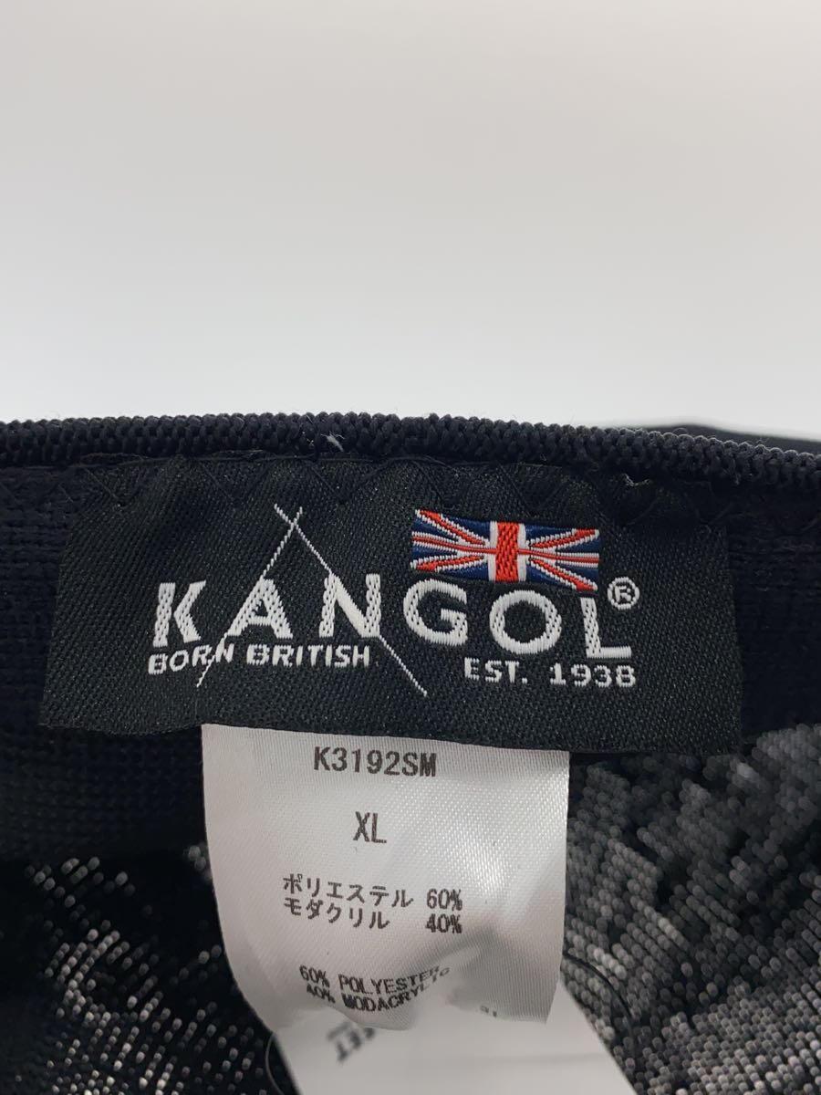 KANGOL◆ハンチング/XL/ポリエステル/BLK/メンズ/K3192SM_画像5