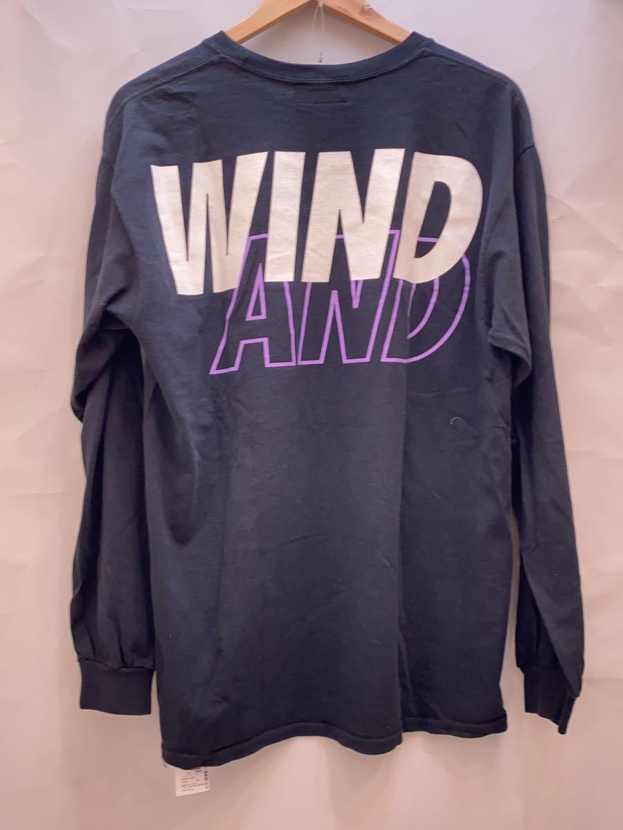 WIND AND SEA◆SEA L/S T-Shirt/長袖Tシャツ/L/コットン/BLK/WDS-SEA-04//_画像2