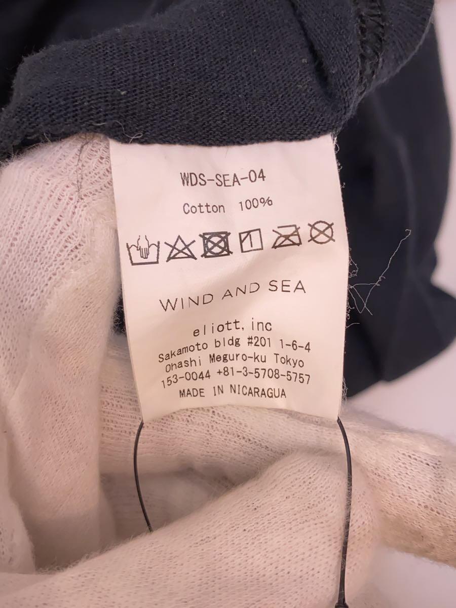 WIND AND SEA◆SEA L/S T-Shirt/長袖Tシャツ/L/コットン/BLK/WDS-SEA-04//_画像5