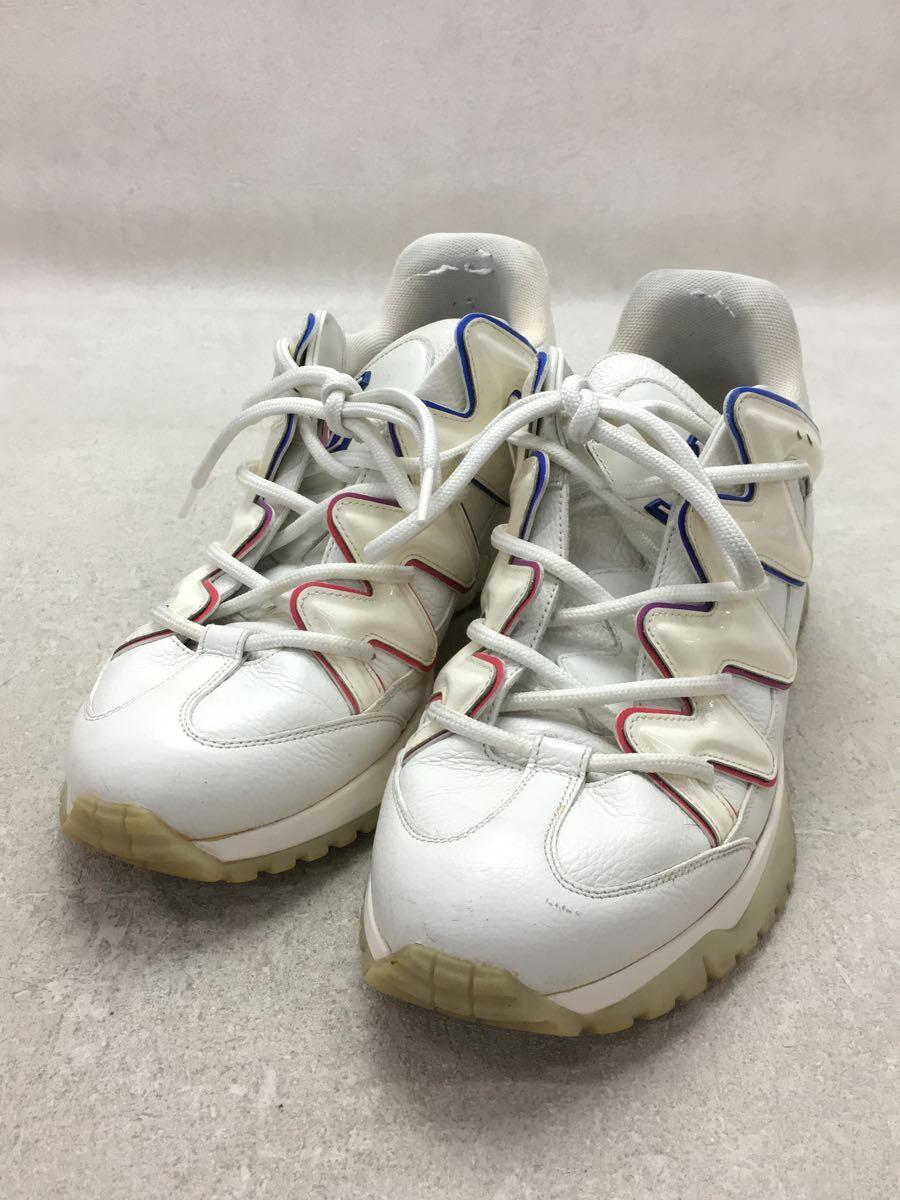 LOUIS VUITTON◆ジグザグライン/ハイカットスニーカー/UK8/WHT/GO0119//_画像2