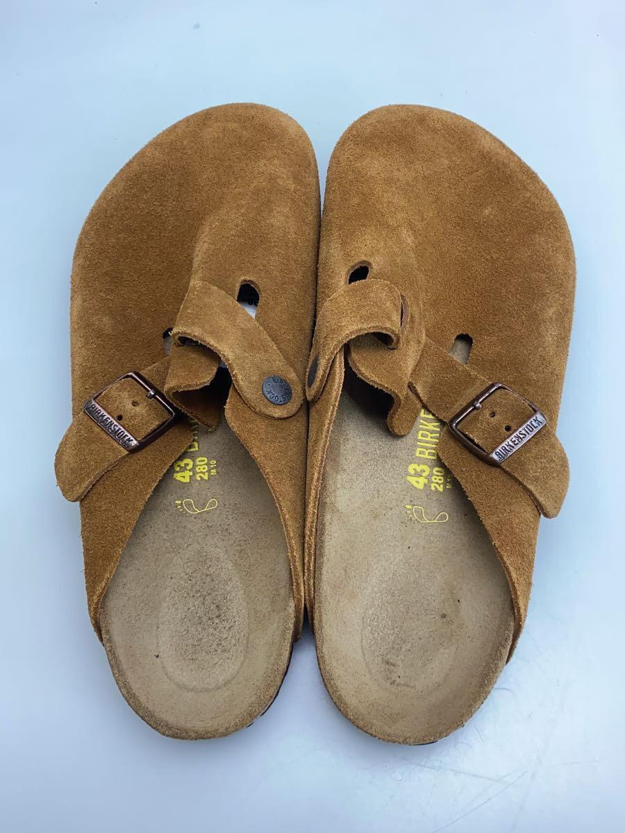 BIRKENSTOCK◆BOSTON/ボストン/サンダル/43/キャメルの画像3