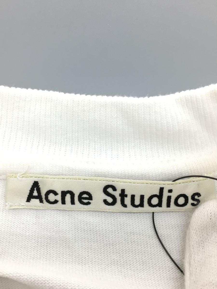 Acne Studios(Acne)◆半袖ワンピース/S/コットン/WHT/FN-WN-DRES0003-46/シミ有//_画像3