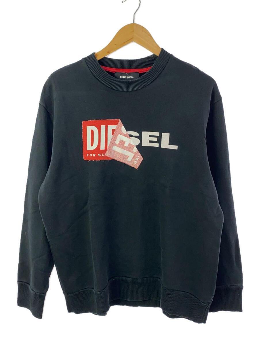 DIESEL◆スウェット/XS/コットン/BLK_画像1