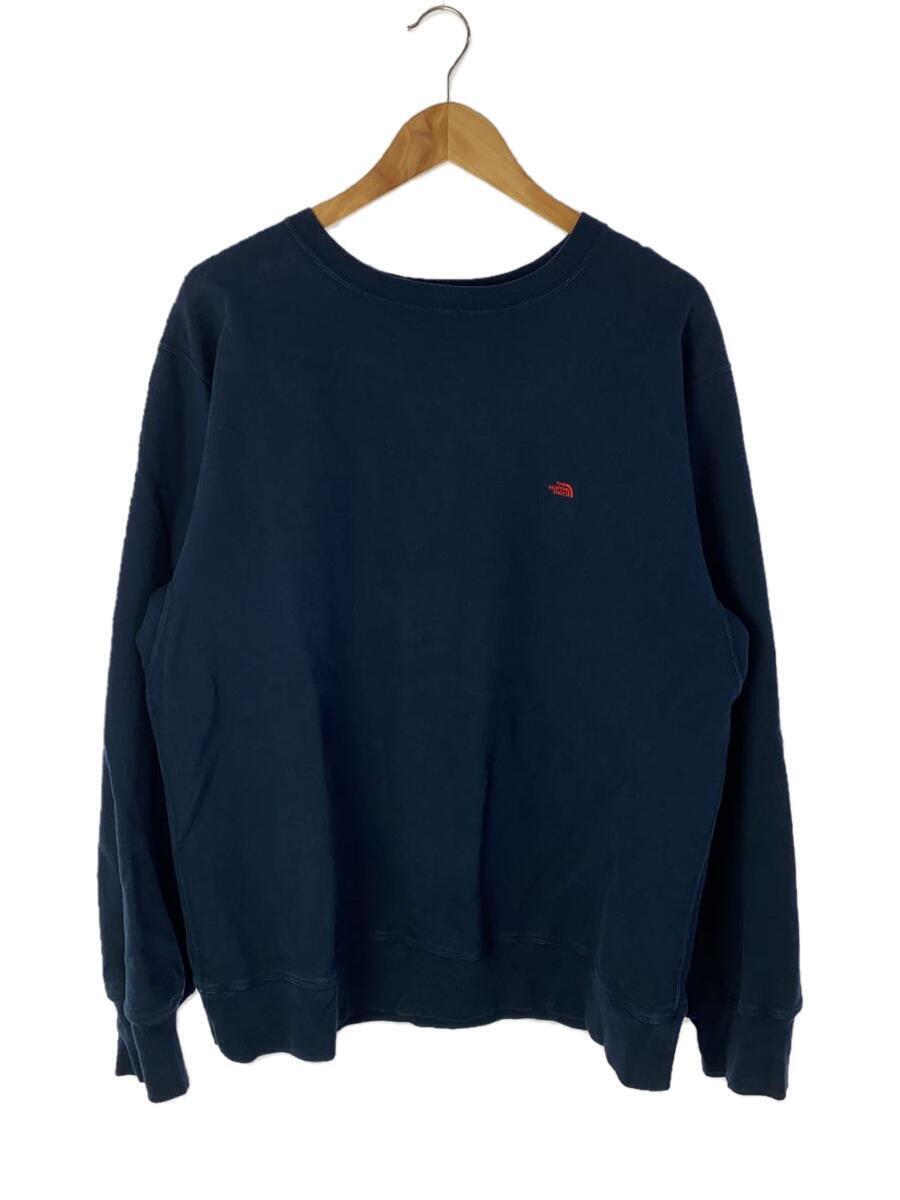 THE NORTH FACE PURPLE LABEL◆MOUNTAIN CREW NECK SWEAT/XL/コットン/NVY_画像1