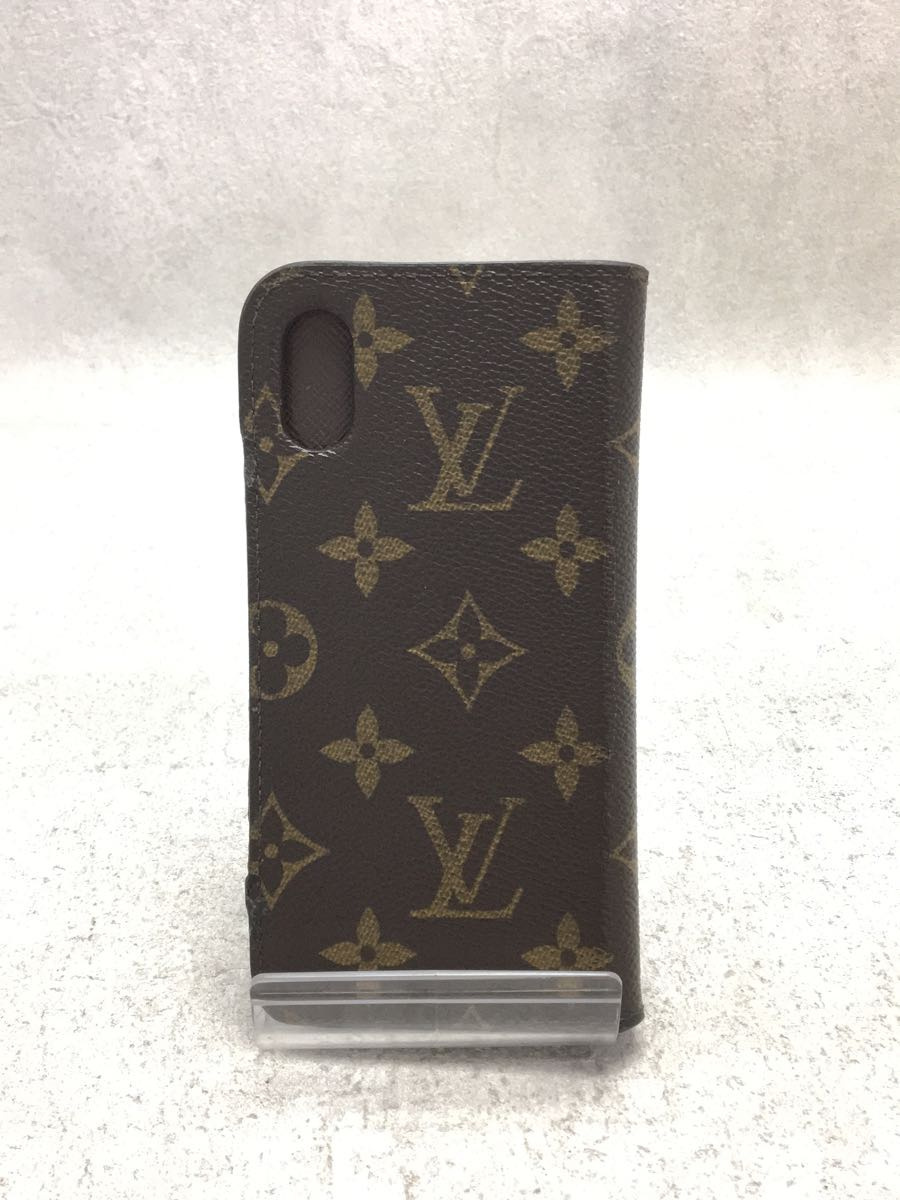 LOUIS VUITTON◆GalaxyS6・フォリオ_モノグラム_GRY/PVC/BRW/総柄/メンズ_画像2