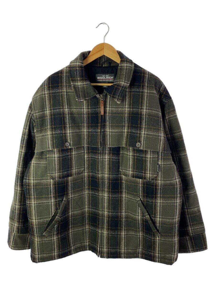 Woolrich◆ジャケット/XXL/ウール/GRN_画像1