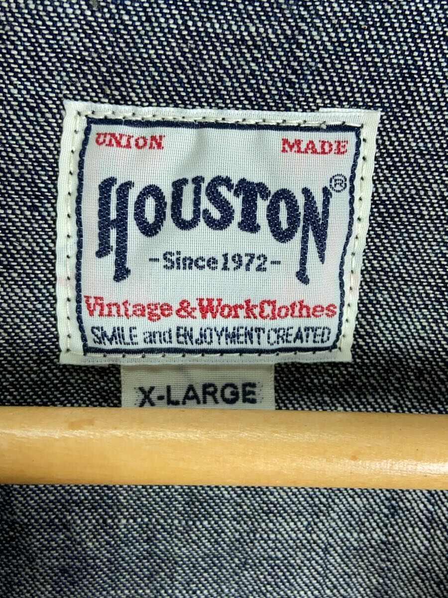 HOUSTON◆長袖シャツ/XL/コットン/IDG/40696_画像4