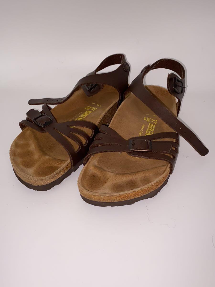 BIRKENSTOCK◆サンダル/24cm/ブラウン/レザー/085063_画像2