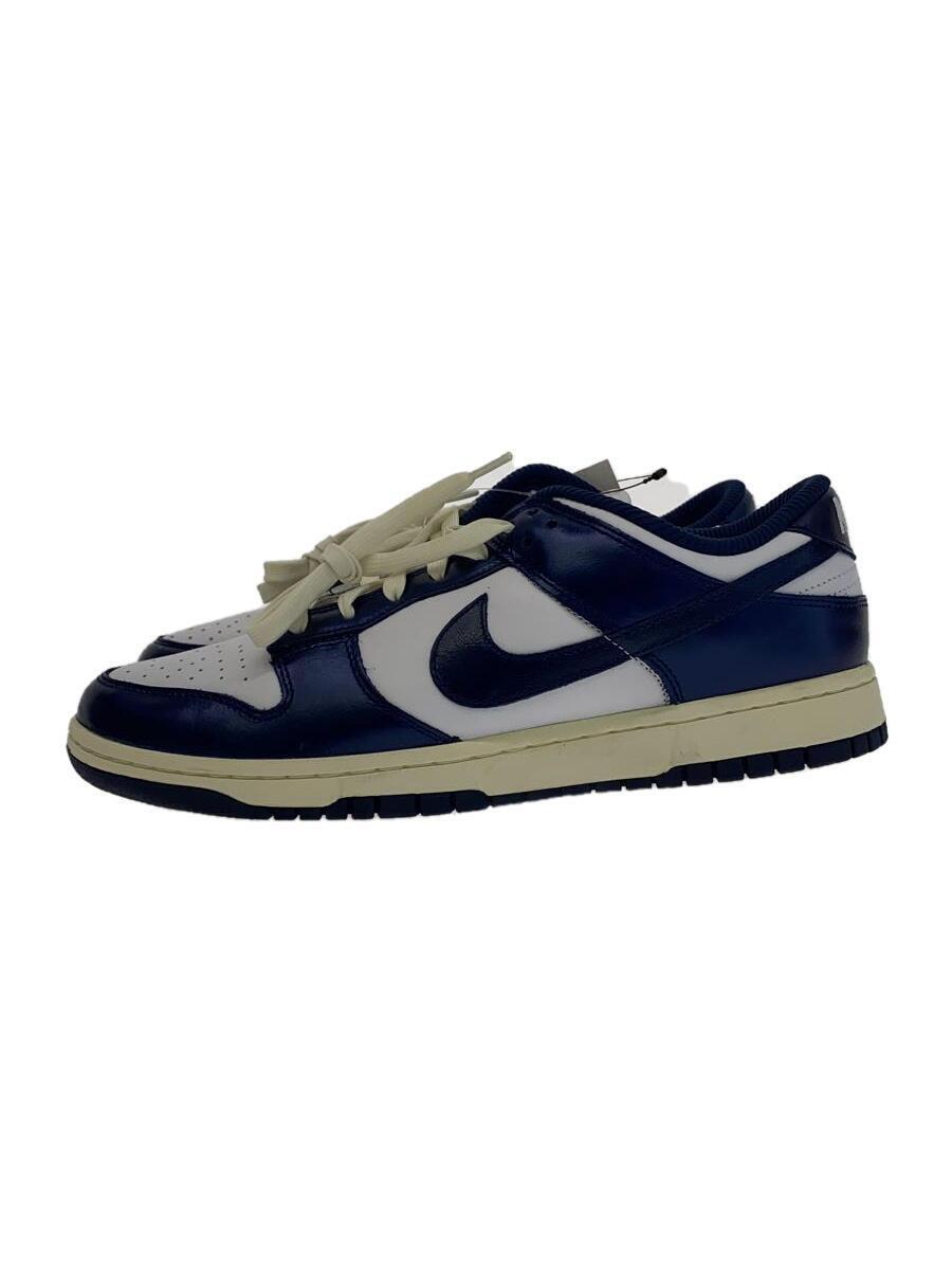 NIKE◆DUNK LOW PRM_ダンク ロー プレミアム/29cm/NVY_画像1