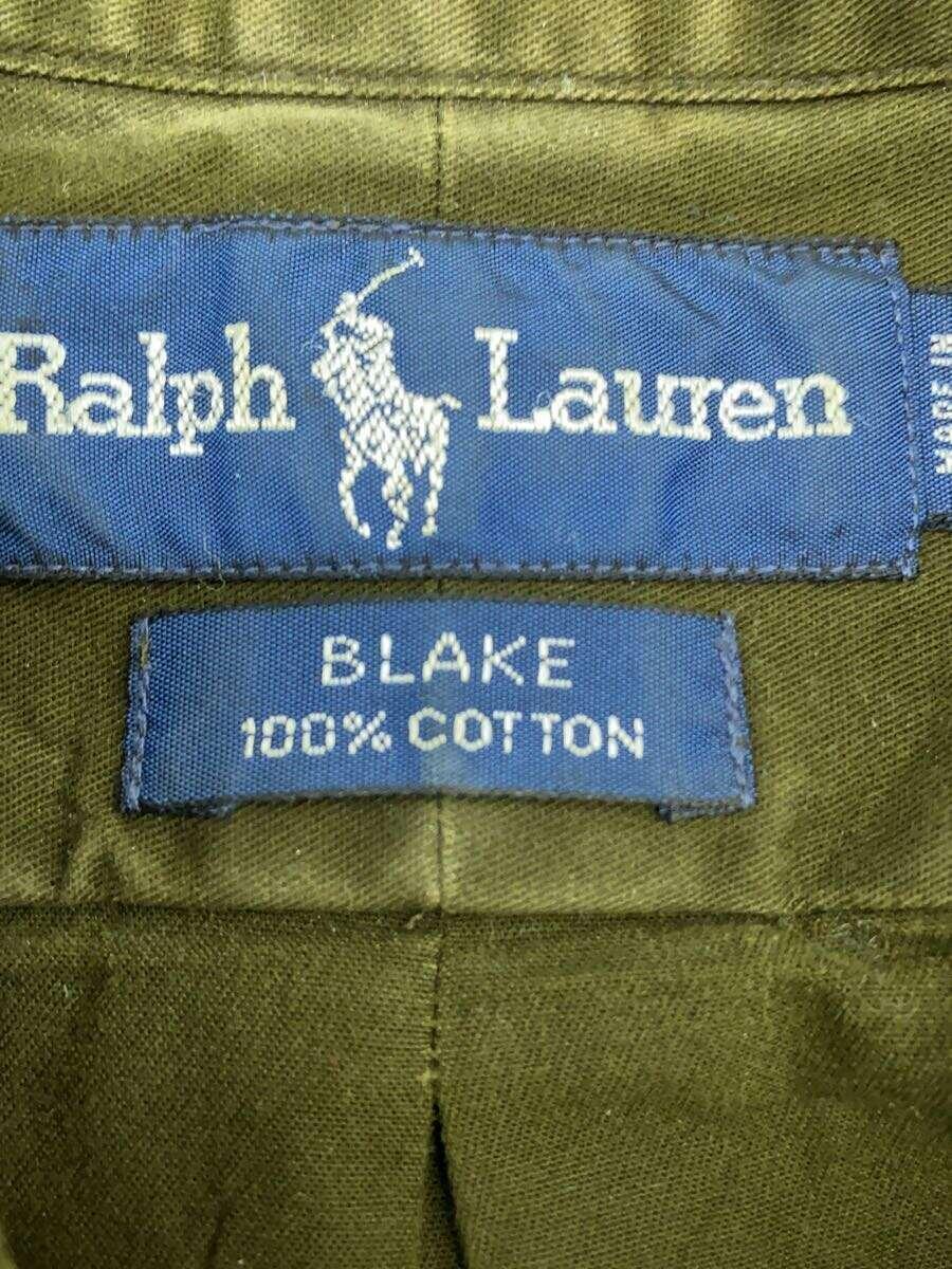 RALPH LAUREN◆長袖シャツ/XL/コットン/KHK_画像5