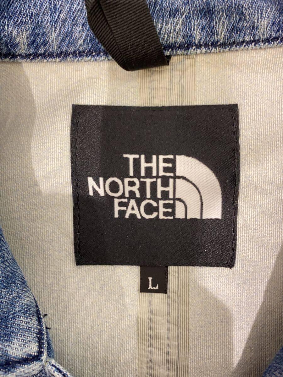 THE NORTH FACE◆ウインドストッパーデニムコーチジャケット/L/デニム/IDG/NP11540_画像3