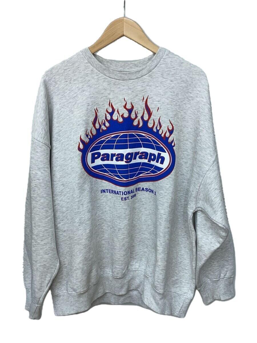 Paragraph◆スウェット/プリント/コットン/GRY/FIRE CREW SWEAT_画像1