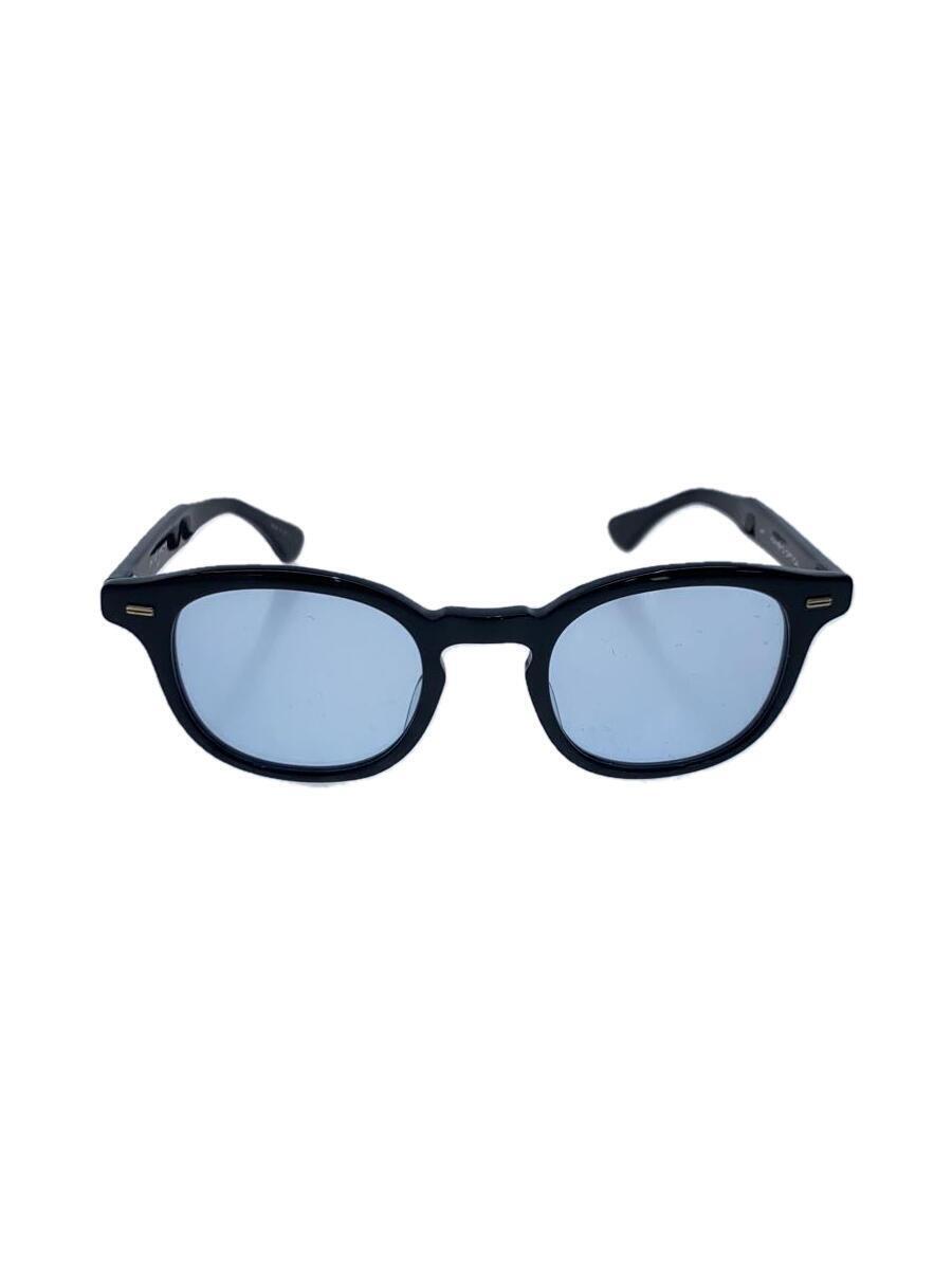 金子眼鏡◆サングラス/ウェリントン/セルロイド/BLK/BLU/メンズ//_画像1