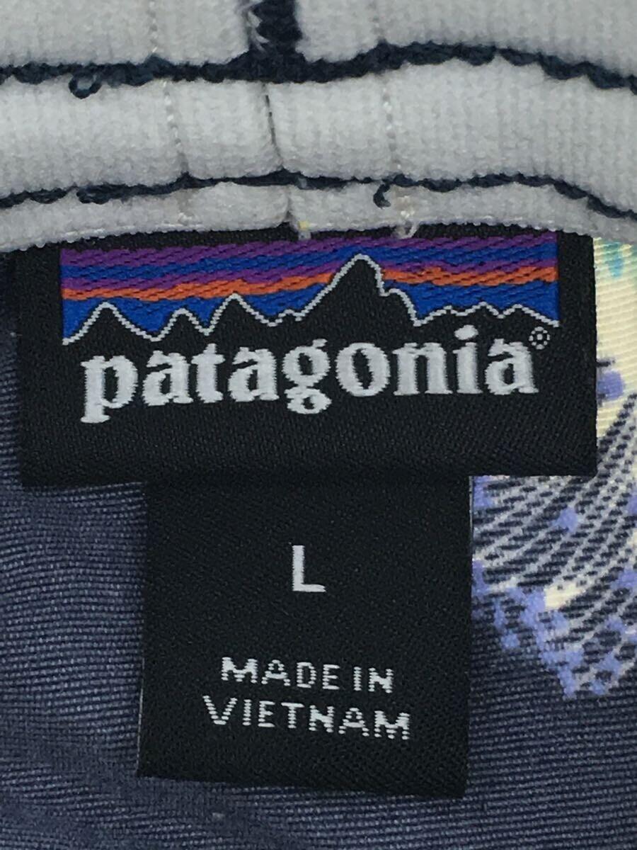 patagonia◆ショートパンツ/L/ナイロン/NVY/総柄//_画像4