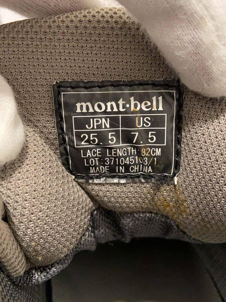 mont-bell◆ハイカットスニーカー/25.5cm/GRY/371045103/1_画像5