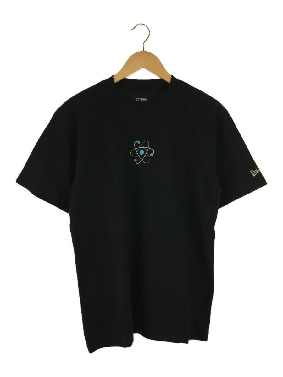 NEW ERA◆Tシャツ/L/コットン/BLK/プリント//_画像1